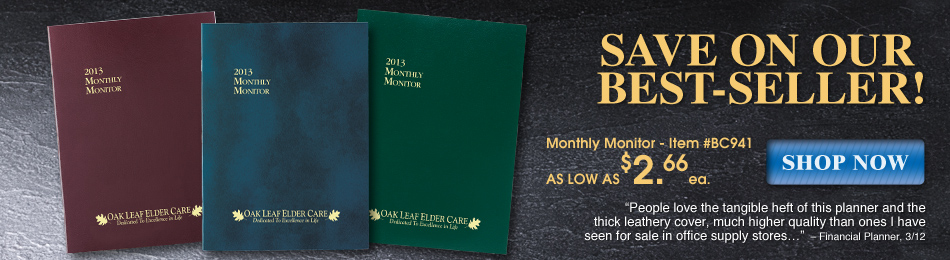 Save 25% on the 2013 Monthly Monitor!